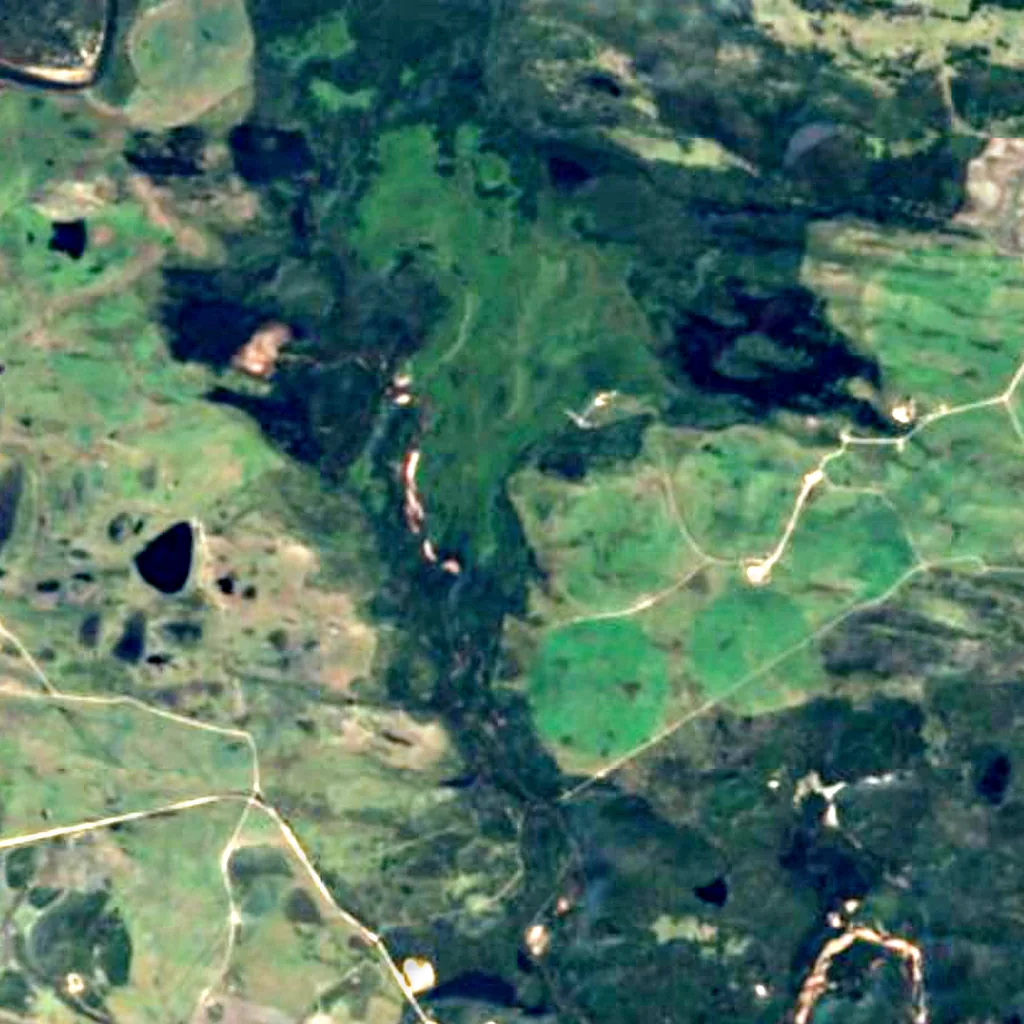Lower Ringarooma River seen from above (Sentinel-2)