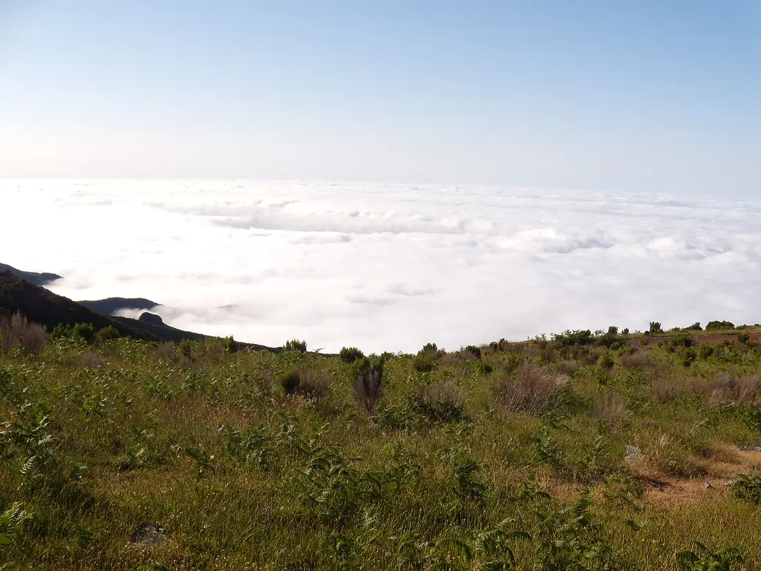 Trail from Achada do Teixeira to Pico Ruivo, Madeira, Portugal, June-July 2011 - panoramio