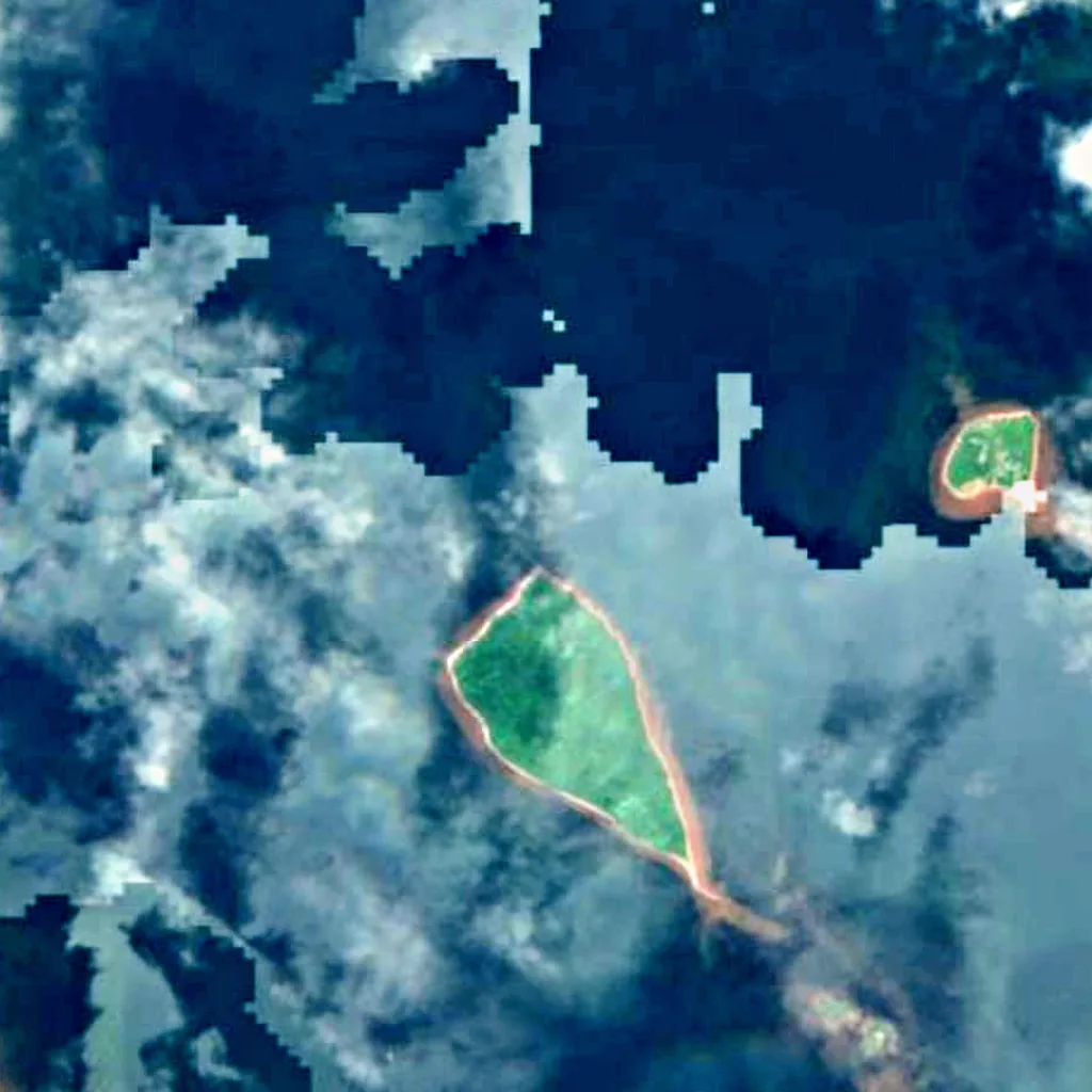Malpeque Bay seen from above (Sentinel-2)