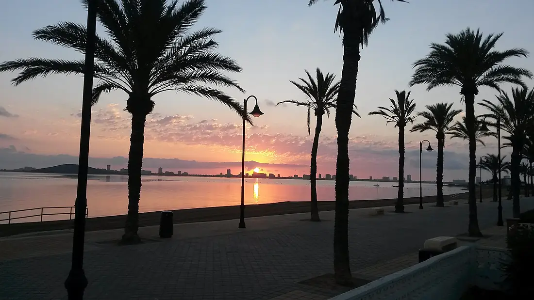 Amanecer en el Mar Menor