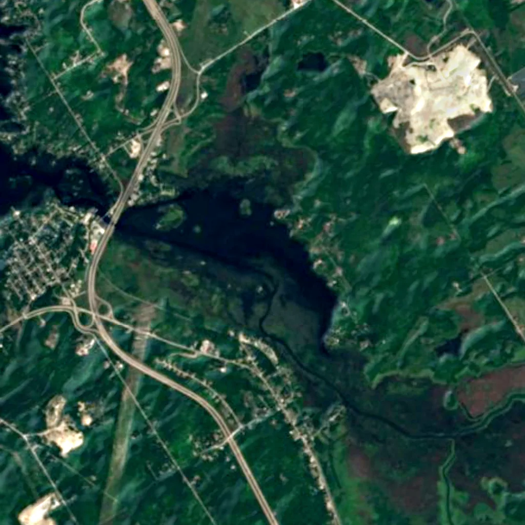 Matchedash Bay seen from above (Sentinel-2)