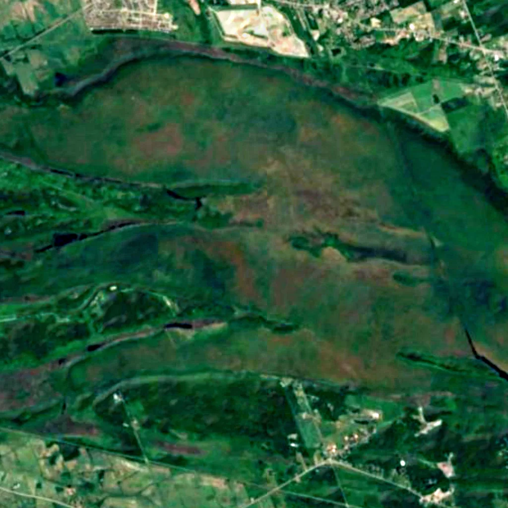 Mer Bleue Conservation Area seen from above (Sentinel-2)