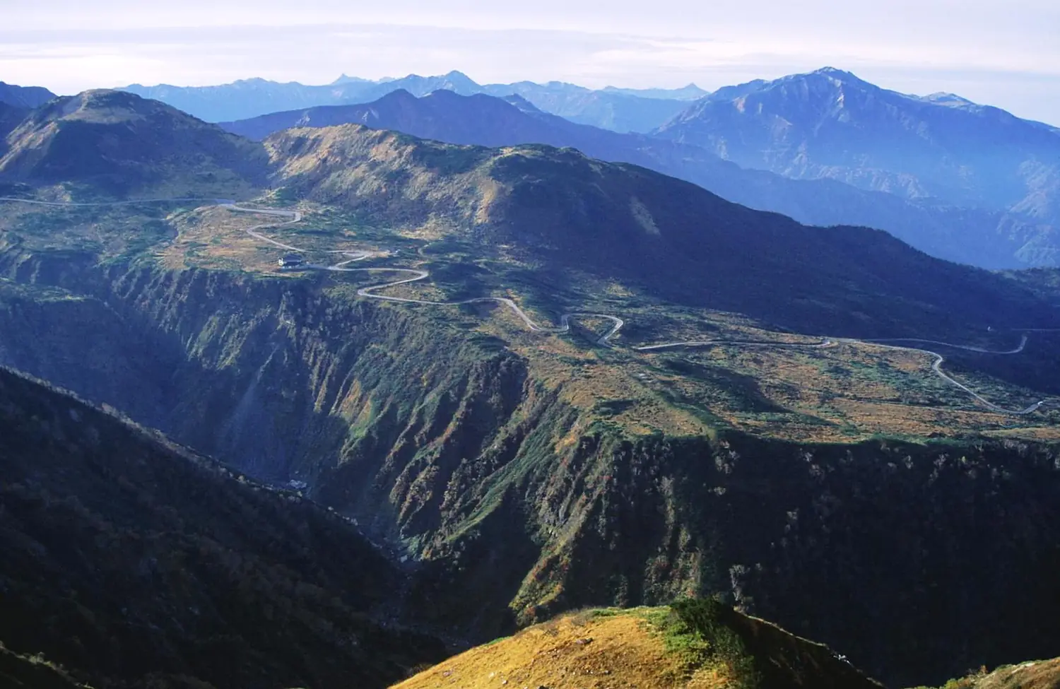 Mitagahara from Mount Okudainichi 1994-10-10