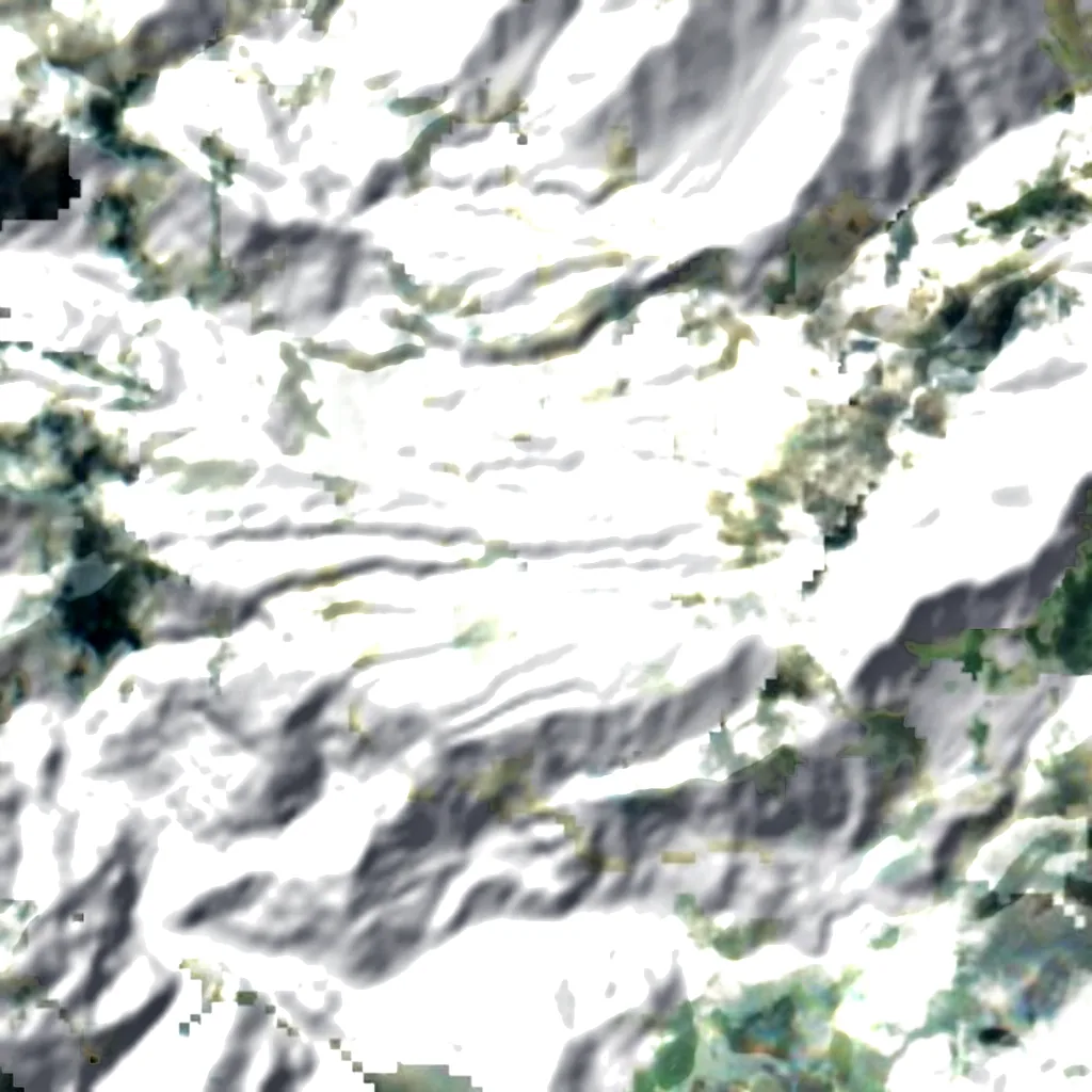 Midagahara seen from above (Sentinel-2)