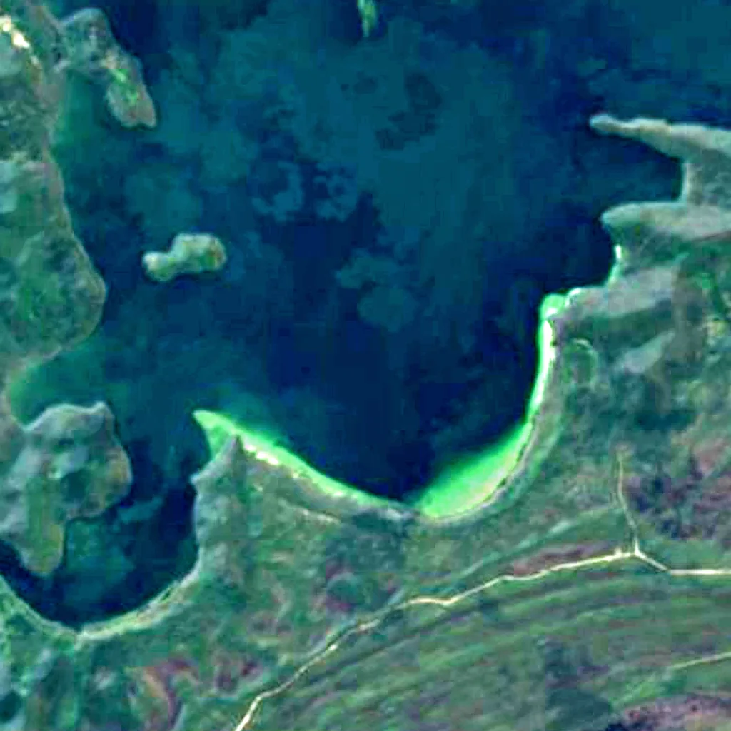 Myall Lakes von oben gesehen (Sentinel-2)