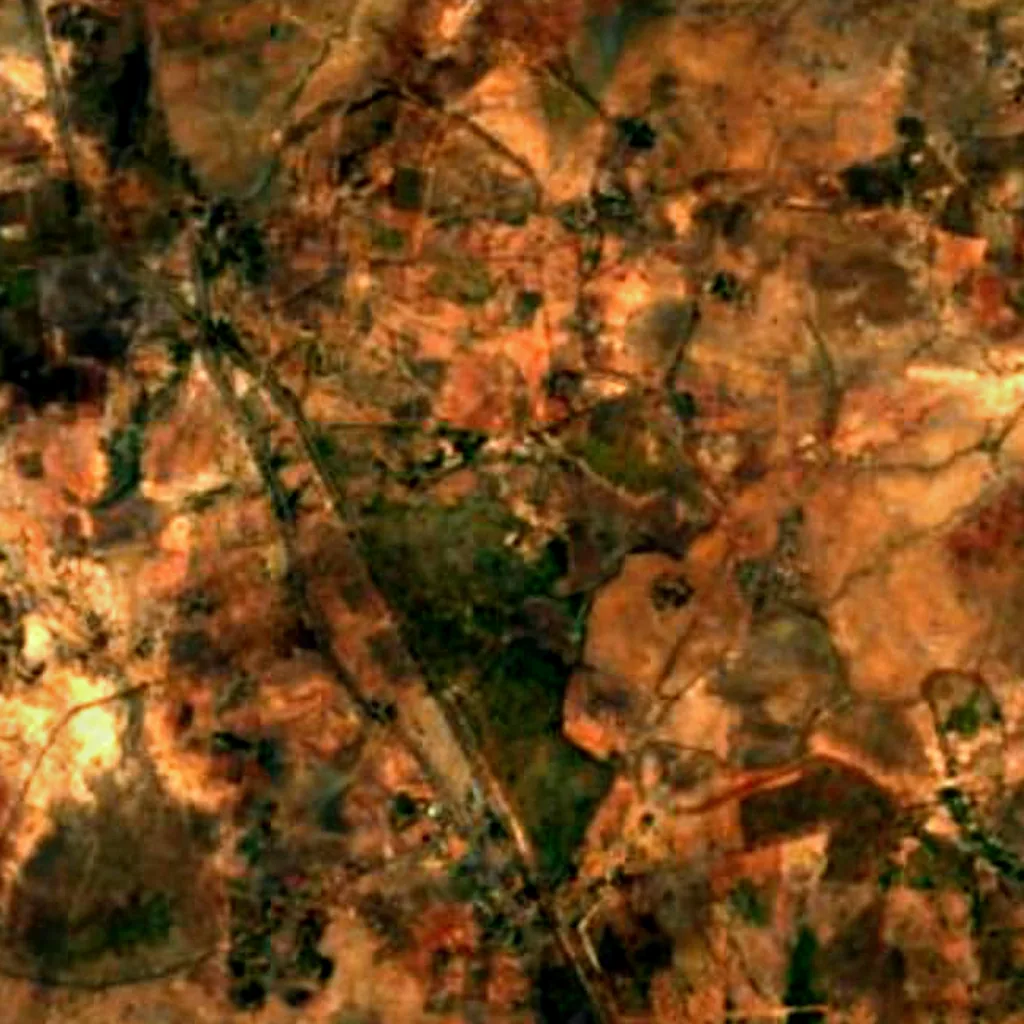 Nelapattu Bird Sanctuary seen from above (Sentinel-2)