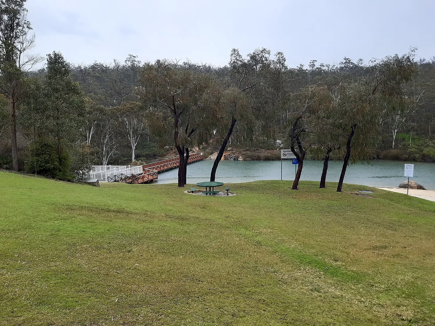 North Dandalup Pipehead Dam picnic area and lake, September 2020 02