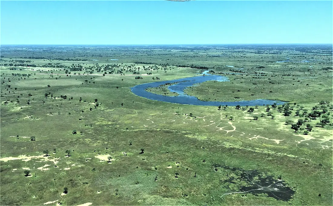 Shinde Lagoon, Okavango Delta, Botswana