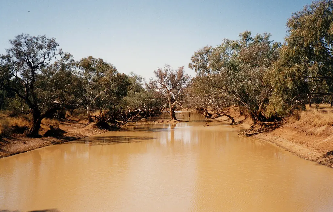 Paroo River at Eulo, Paroo Shire