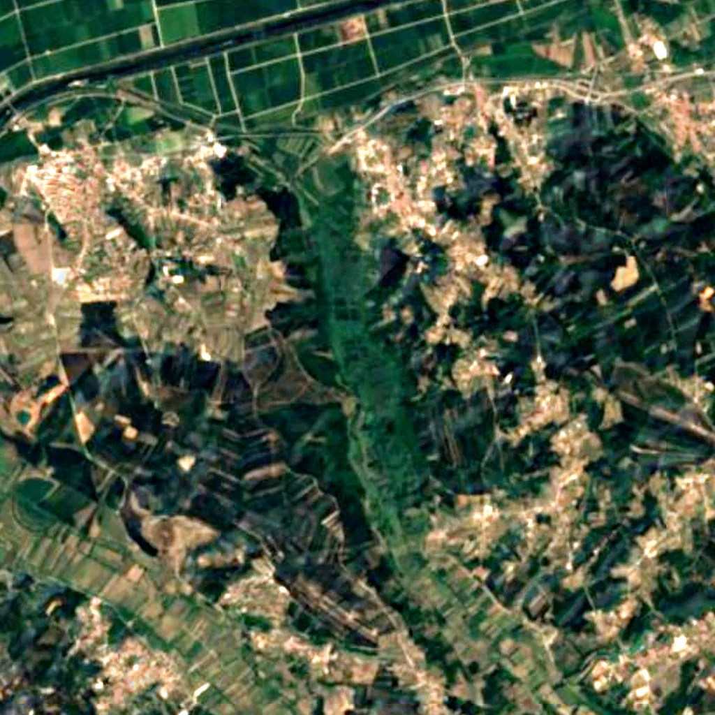 Paul de Arzila seen from above (Sentinel-2)