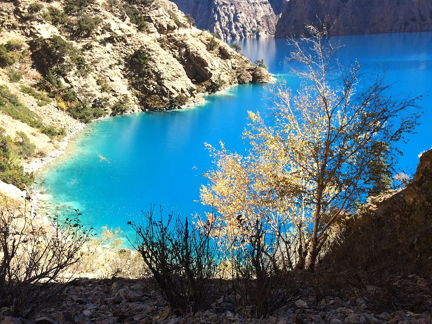 Mesmerizing view of lake Phoksundo