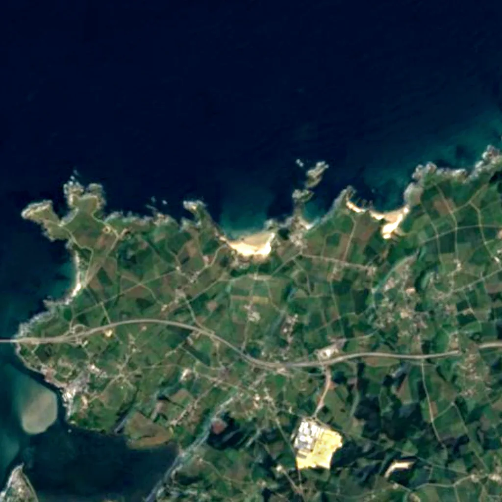 Playa de Penarronda seen from above (Sentinel-2)