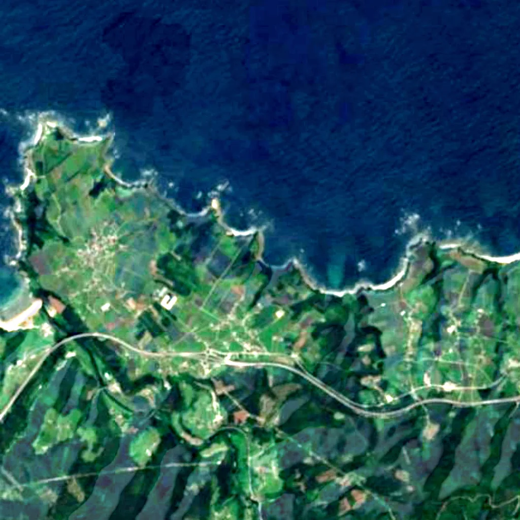 Playa de Santa Ana seen from above (Sentinel-2)