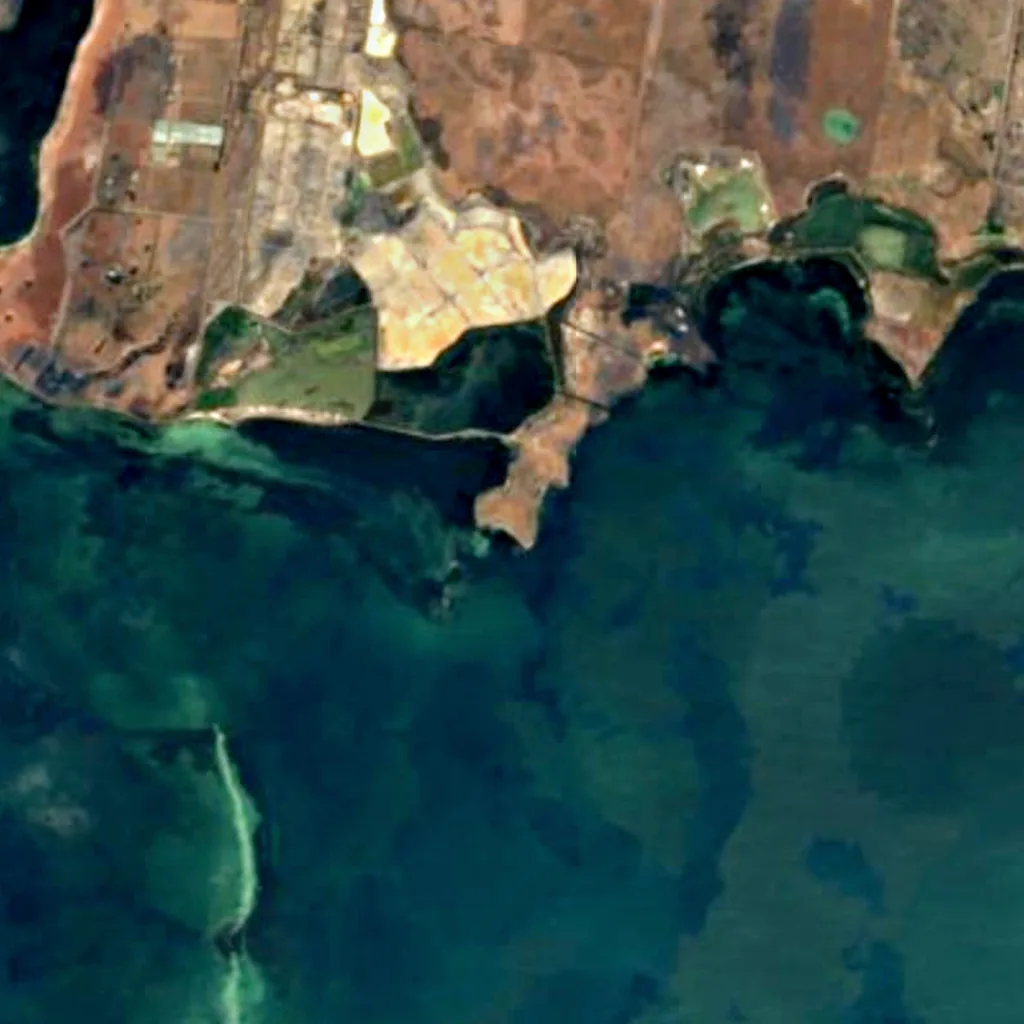 Point Lillias seen from above (Sentinel-2)