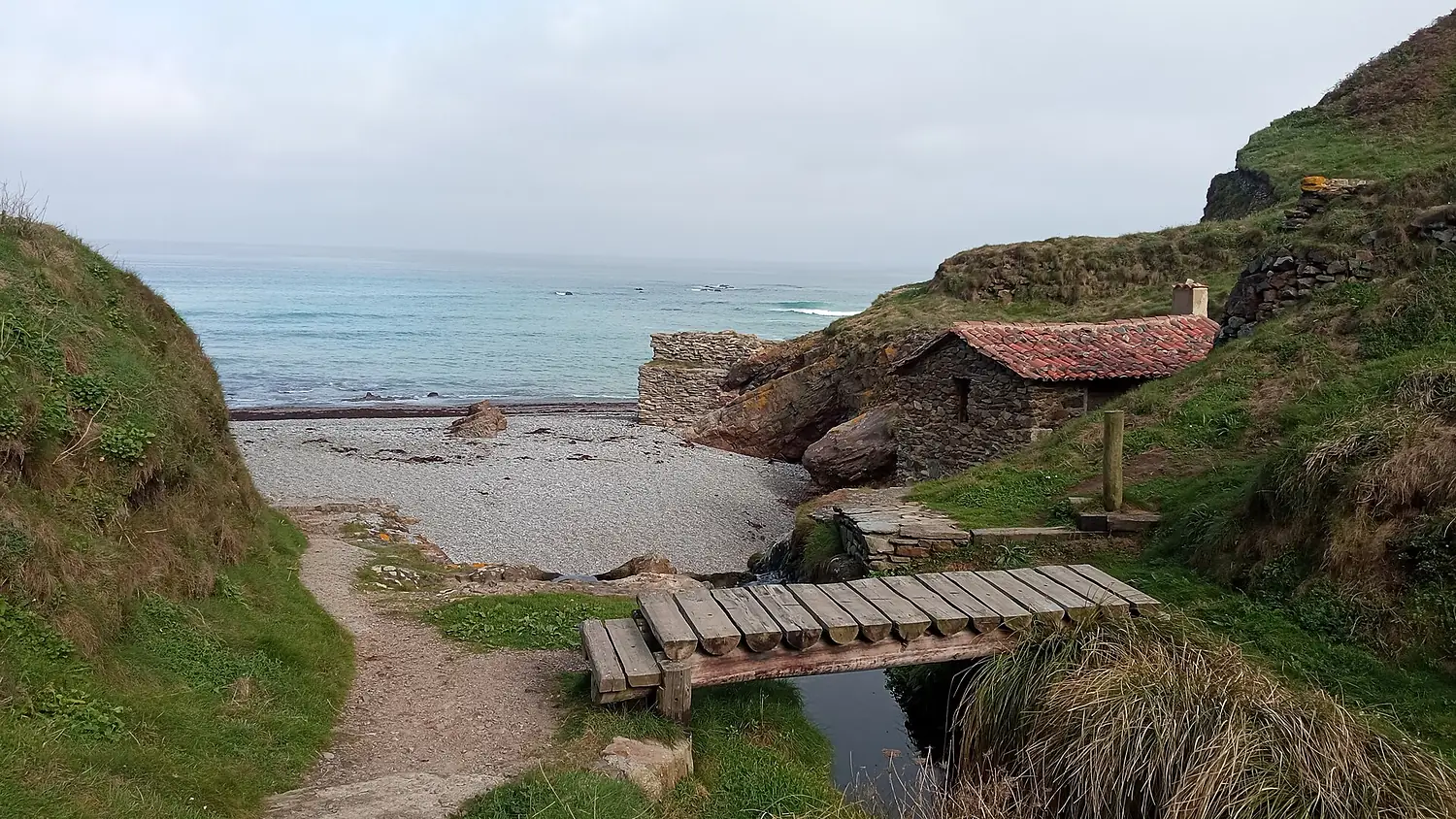 Playa de Vallina en Asturias