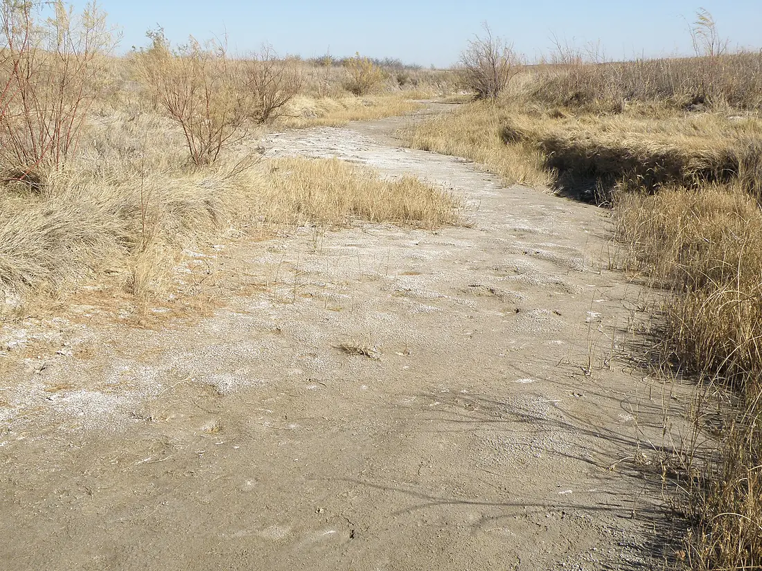 Dry creek bed, Quivira Refuge (8426146245)