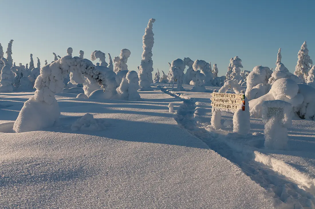 Hiking in the winter time