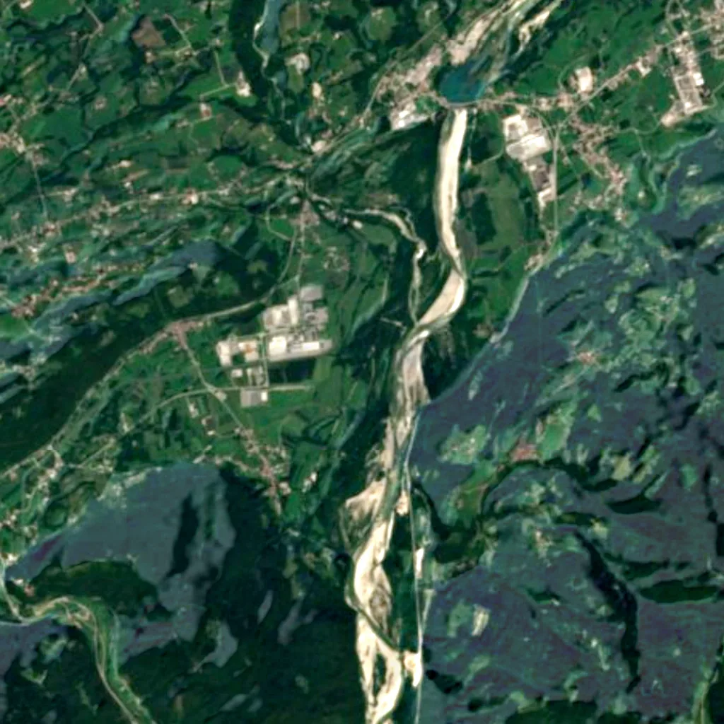Riserva naturale Vincheto di Cellarda seen from above (Sentinel-2)