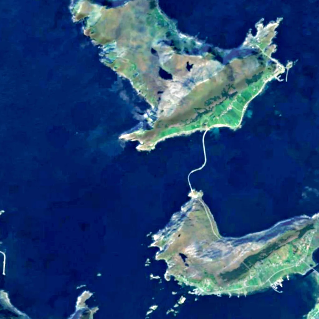 Runde Ramsar Site seen from above (Sentinel-2)