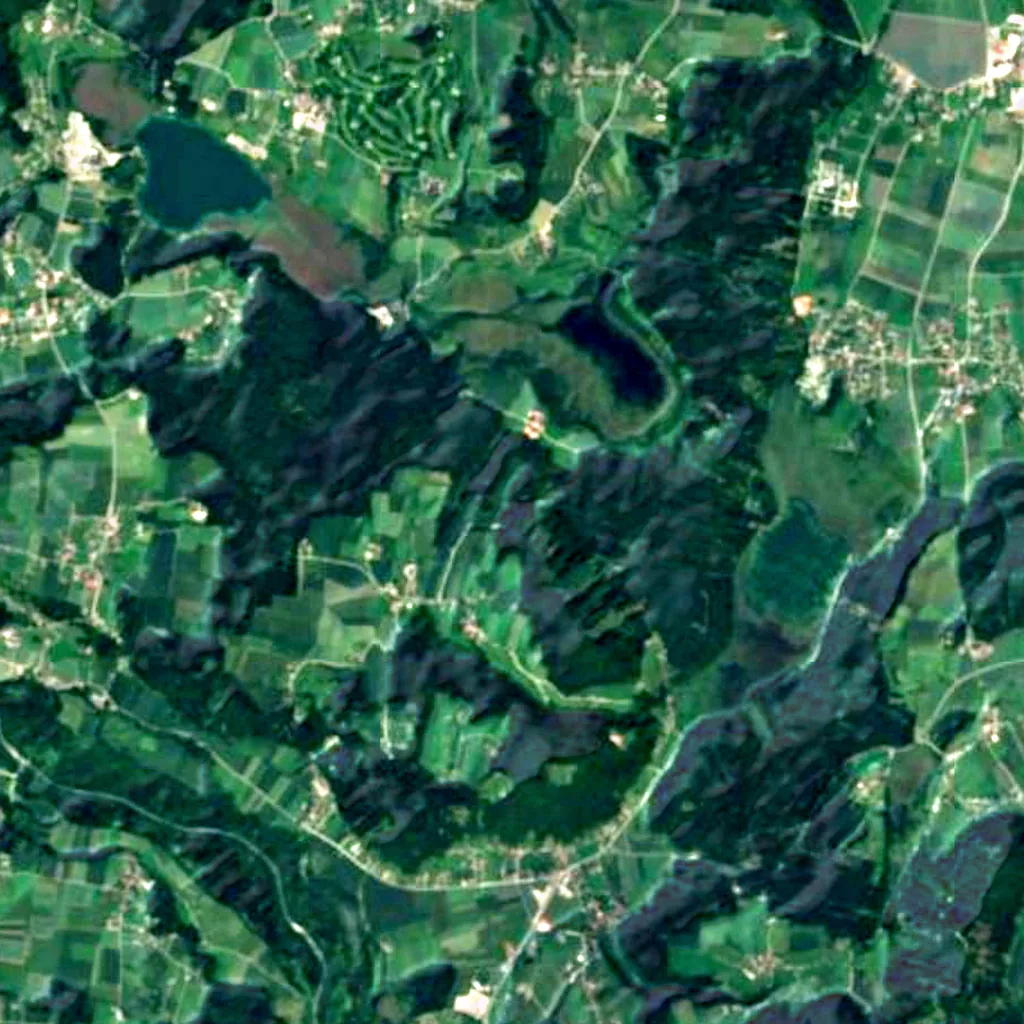 Sablatnigmoor seen from above (Sentinel-2)