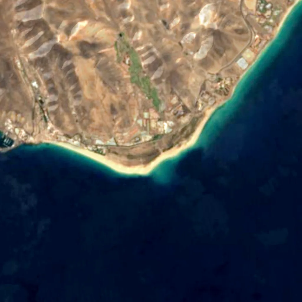 Saladar de Jandía seen from above (Sentinel-2)