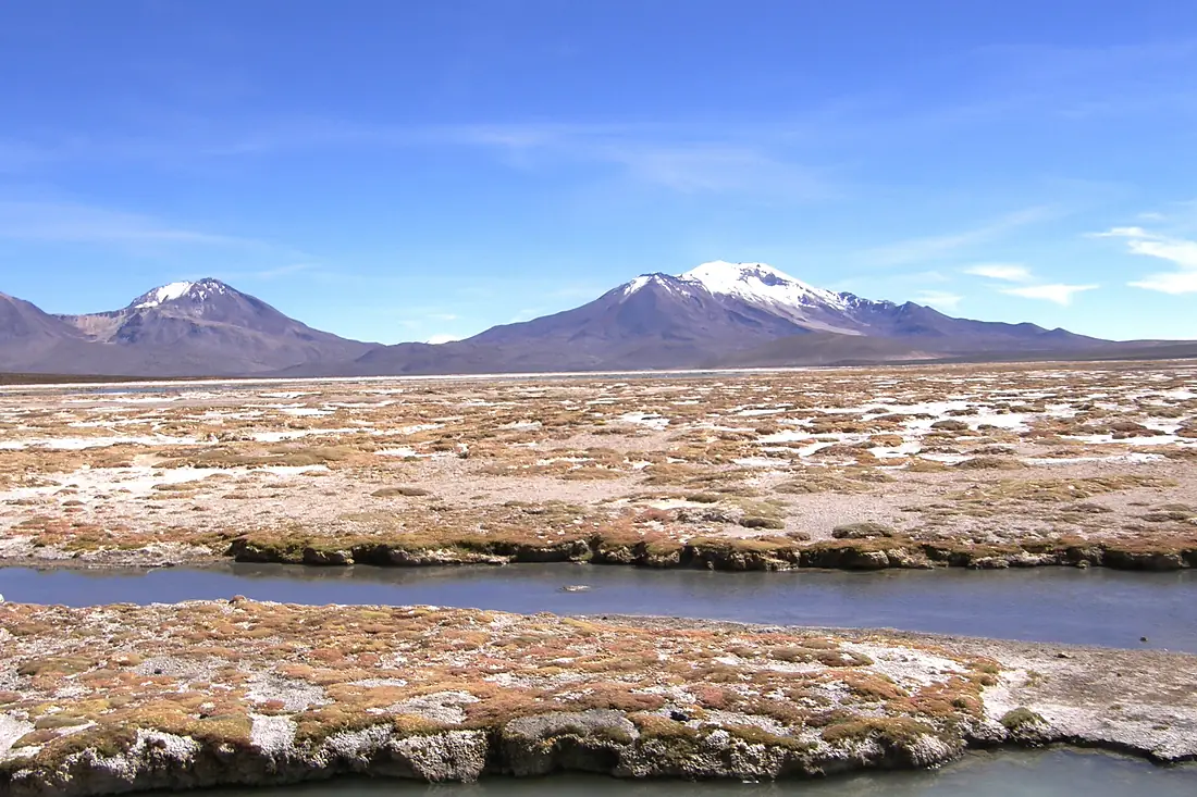 Thermes de Polloquere (sud du salar de Surire)