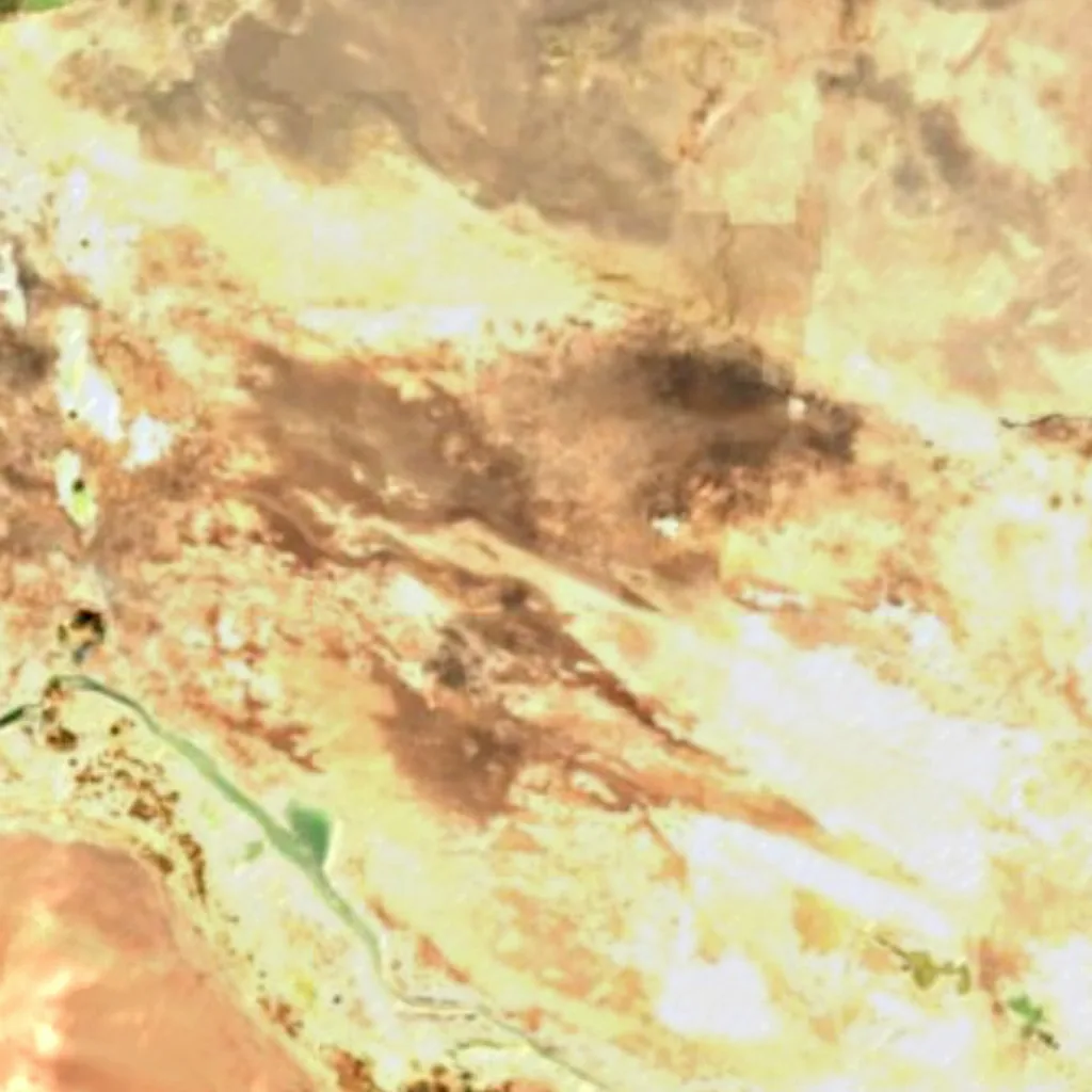 Salar del Huasco National Park seen from above (Sentinel-2)