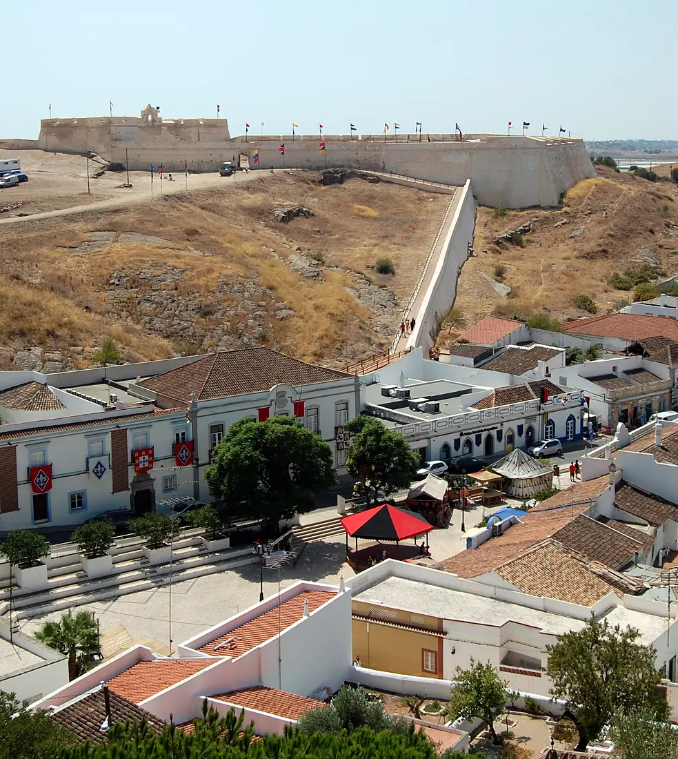 Forte de São Sebastião over Castro Marim