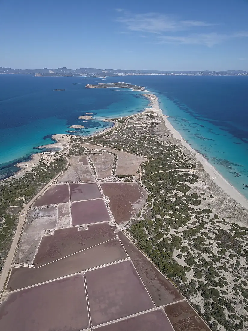 Estanques Cristalizadores de Las Salinas de Formentera