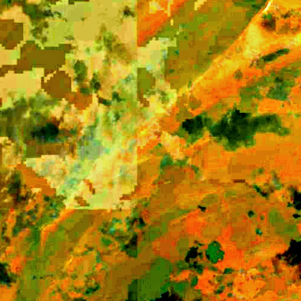 Severn Estuary von oben gesehen (Sentinel-2)