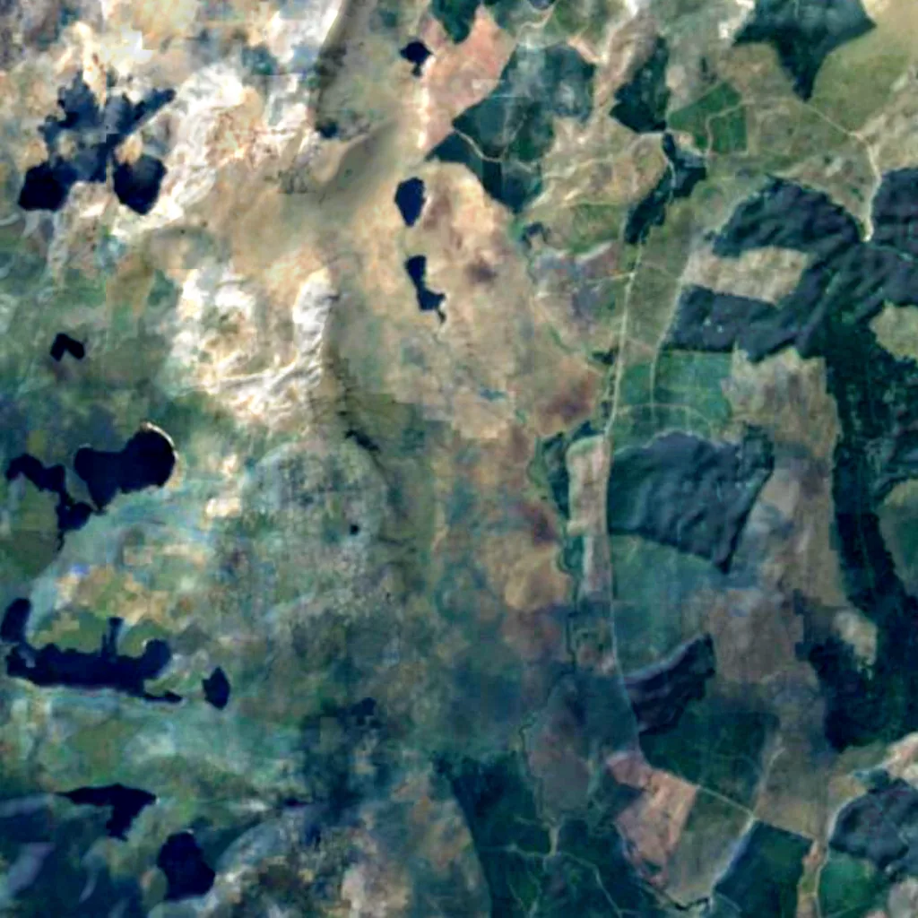 Silver Flowe seen from above (Sentinel-2)