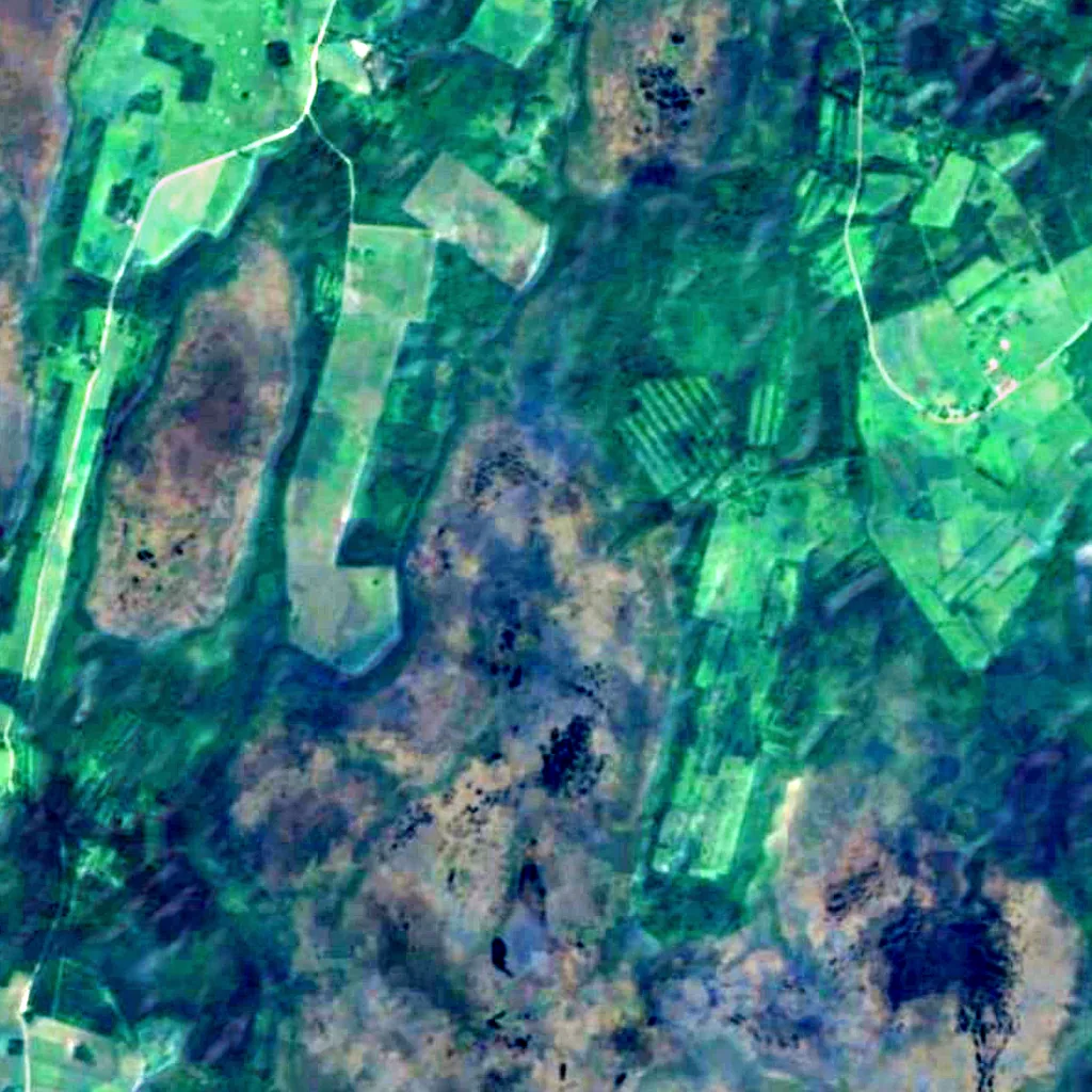 Sookuninga Nature Reserve visto dall'alto (Sentinel-2)