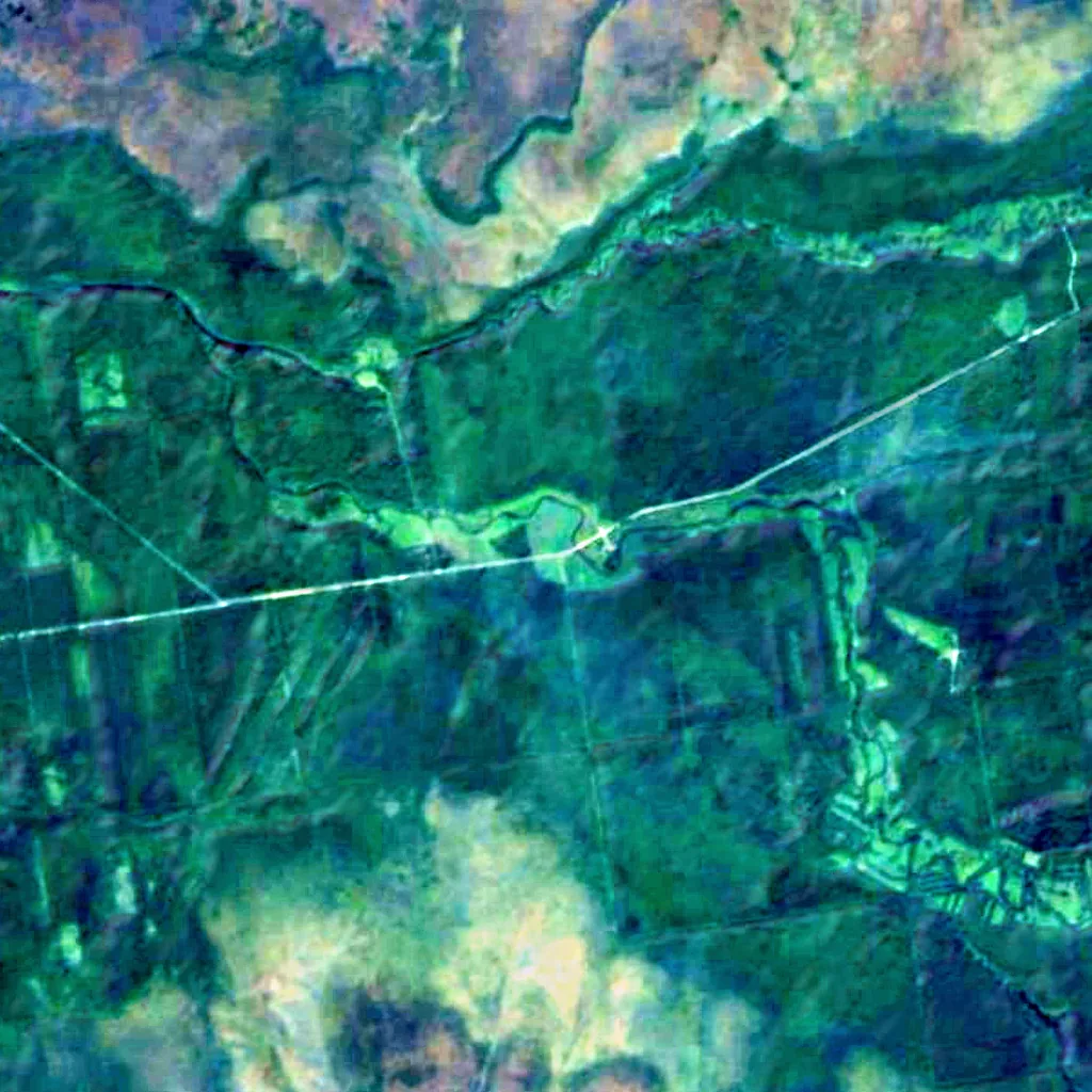 Soomaa-Nationalpark von oben gesehen (Sentinel-2)