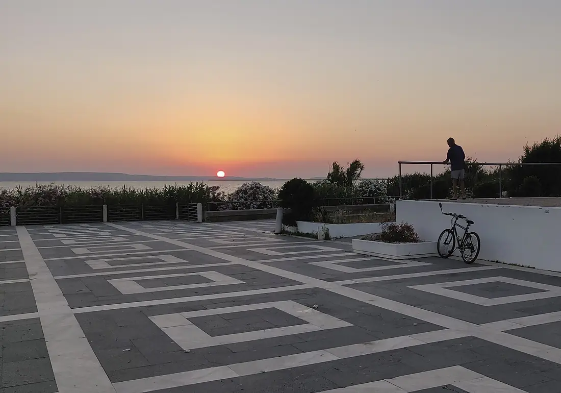 Stagno di Cabras al tramonto