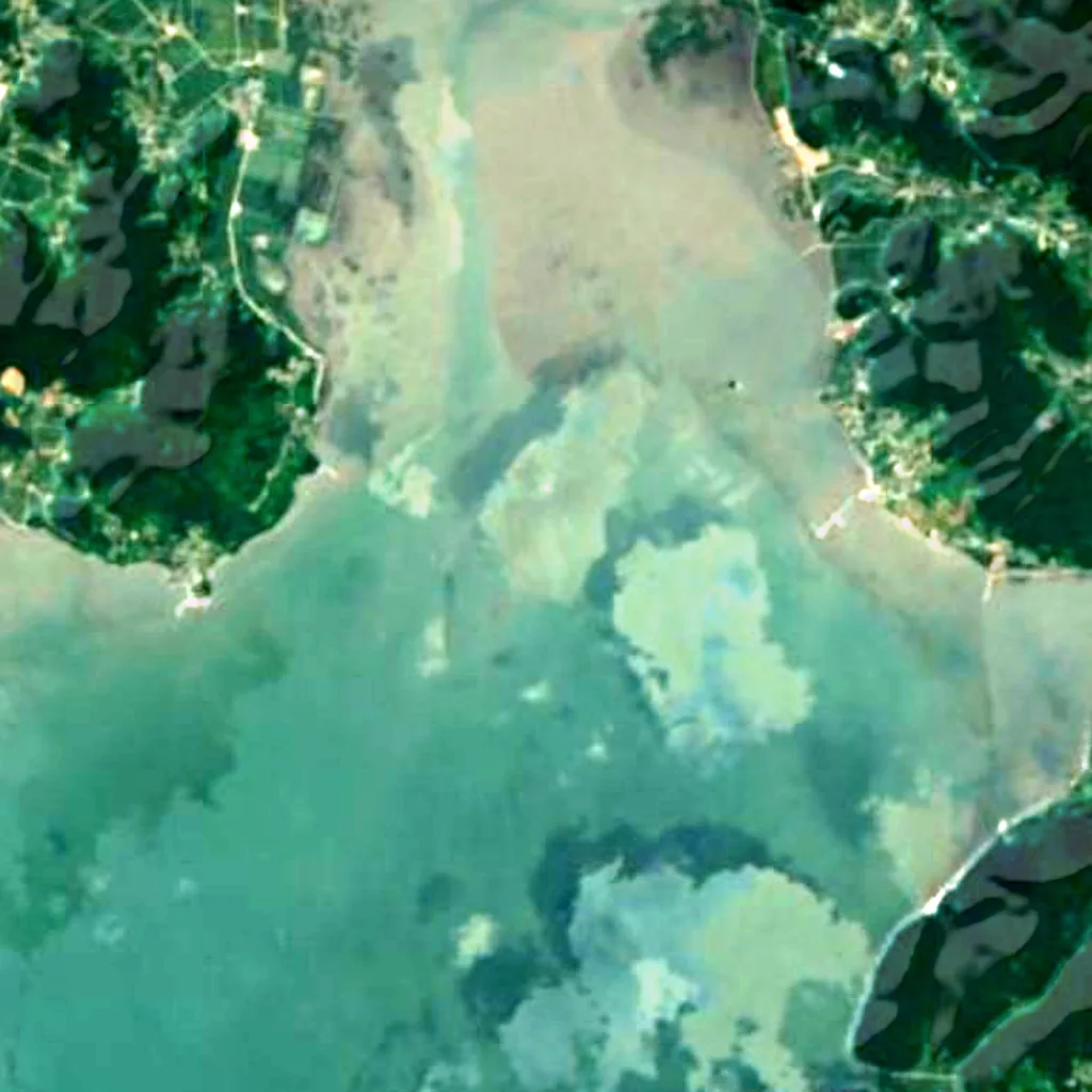 Suncheon Bay seen from above (Sentinel-2)