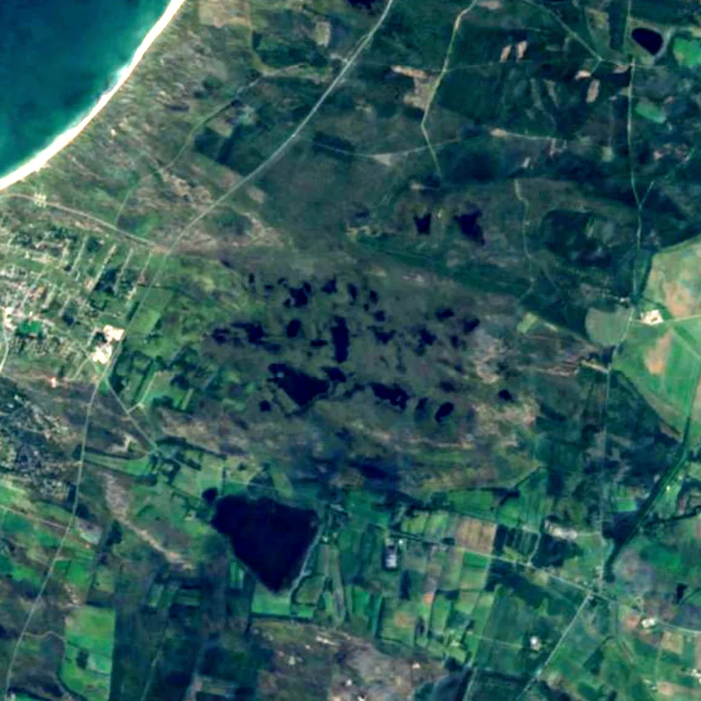 Thy National Park seen from above (Sentinel-2)
