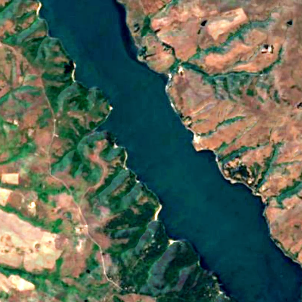 Tomales Bay seen from above (Sentinel-2)