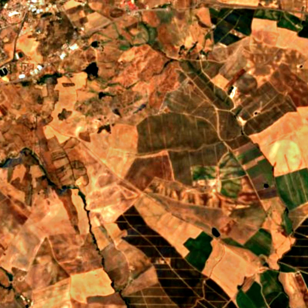 Torre da Bolsa seen from above (Sentinel-2)