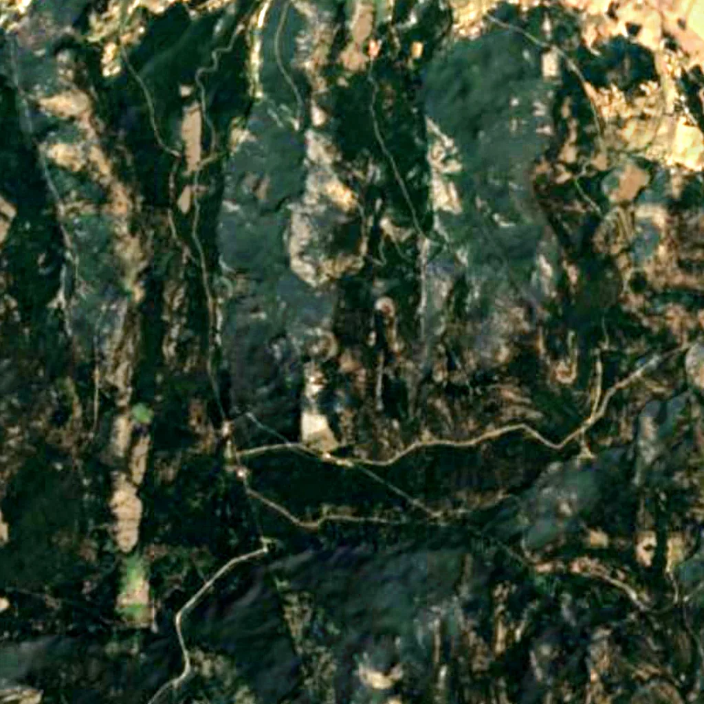 Tremedales de Orihuela vu d'en haut (Sentinel-2)