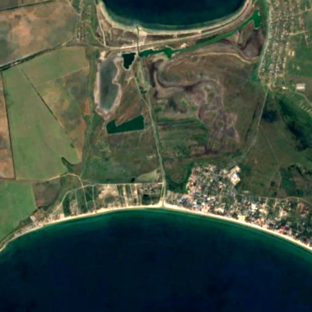 Tylihulsky Peresyp seen from above (Sentinel-2)