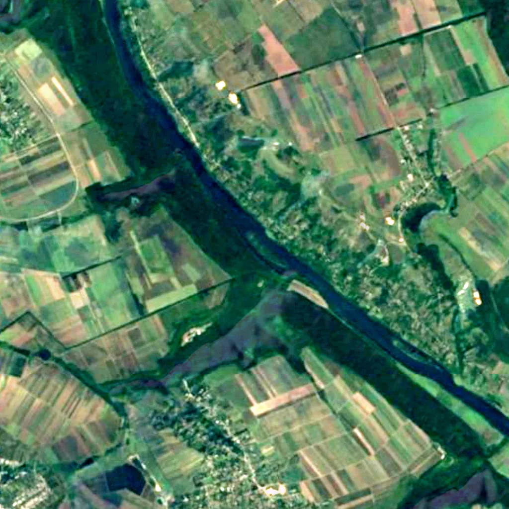 Unguri–Holoșnița seen from above (Sentinel-2)