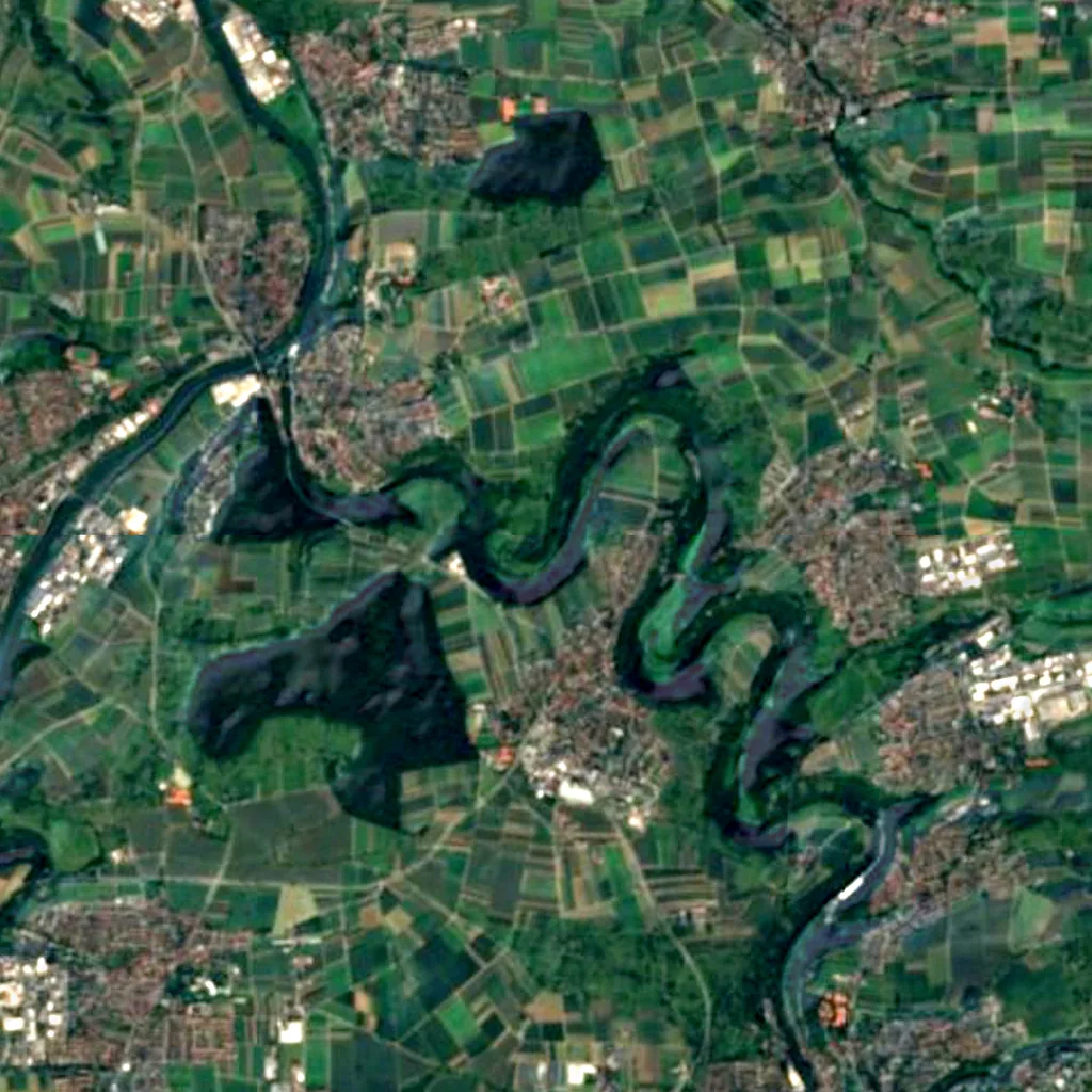 Unteres Remstal seen from above (Sentinel-2)