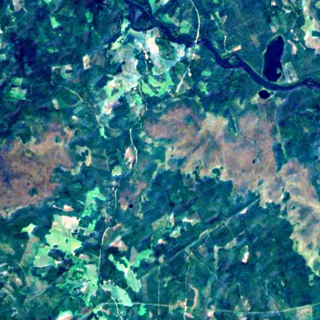 Valkmusa National Park seen from above (Sentinel-2)