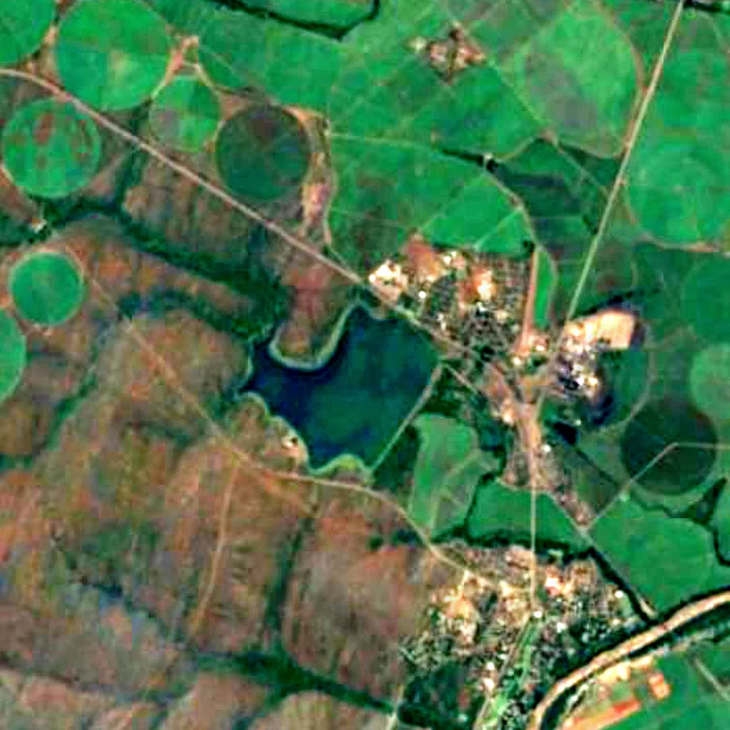 Van Rck Dam seen from above (Sentinel-2)