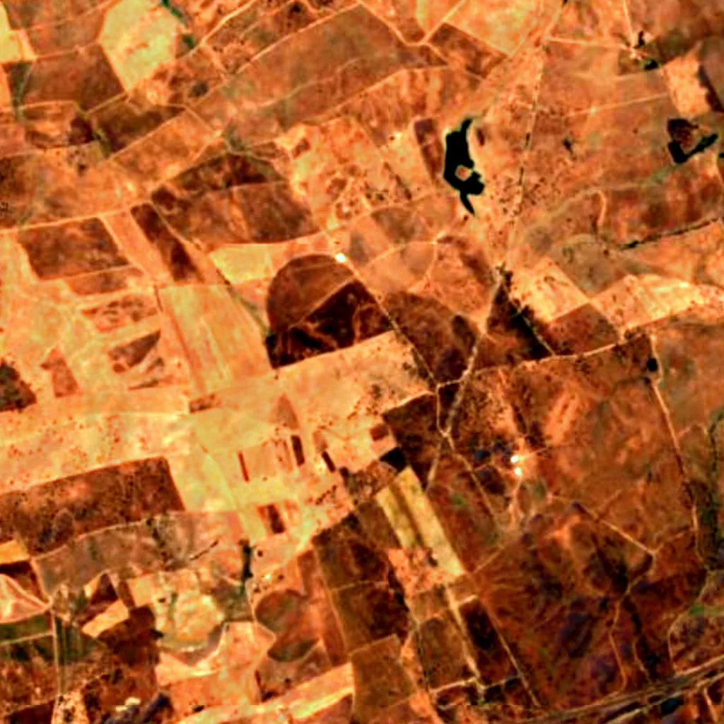 Vila Fernando seen from above (Sentinel-2)