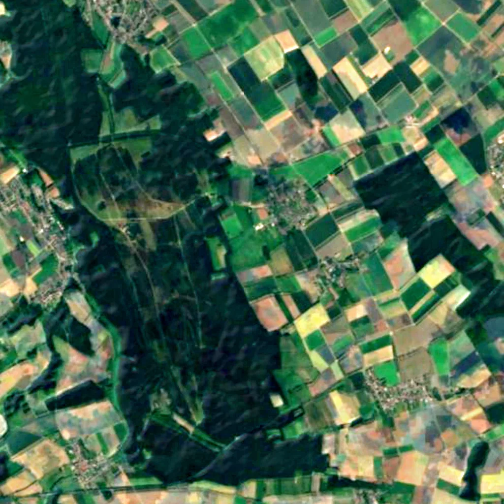 Vogelschutzgebiet Drover Heide seen from above (Sentinel-2)