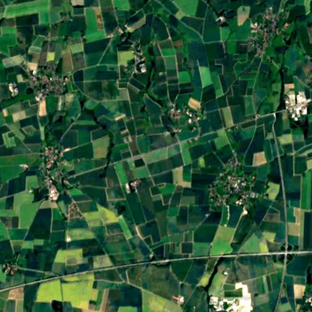 Vogelschutzgebiet Hellwegbörde seen from above (Sentinel-2)
