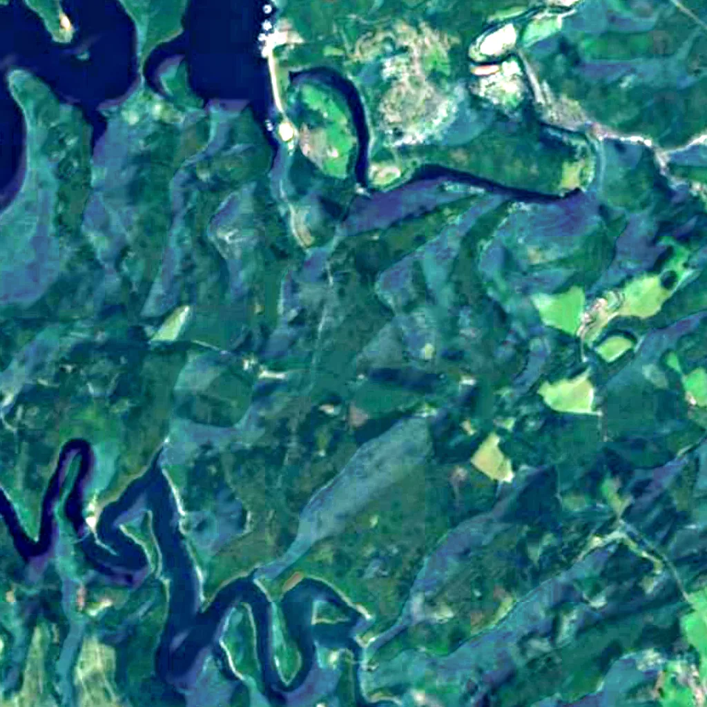 Vogelschutzgebiet Kermeter-Hetzinger Wald seen from above (Sentinel-2)