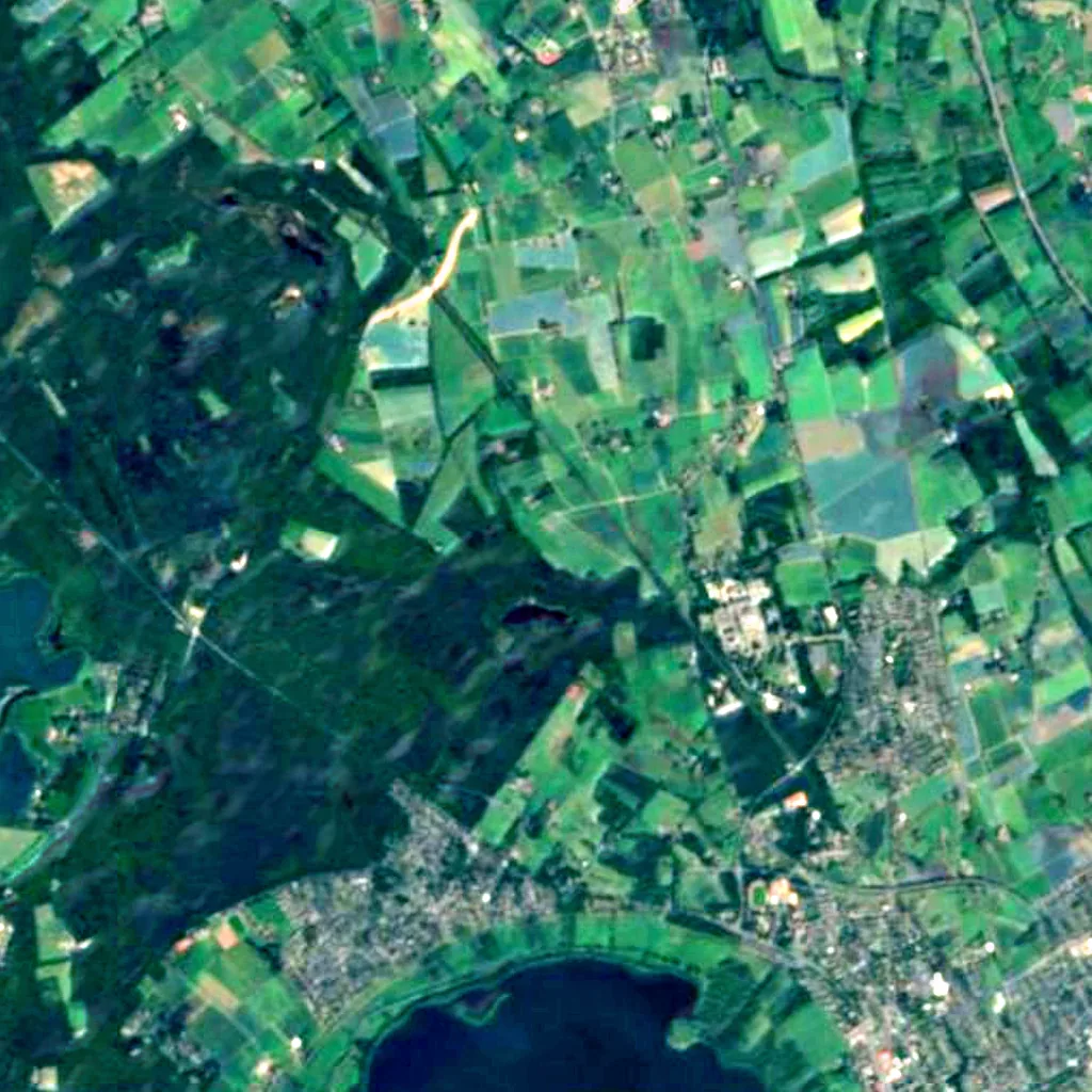 Vogelschutzgebiet 'Unterer Niederrhein' seen from above (Sentinel-2)