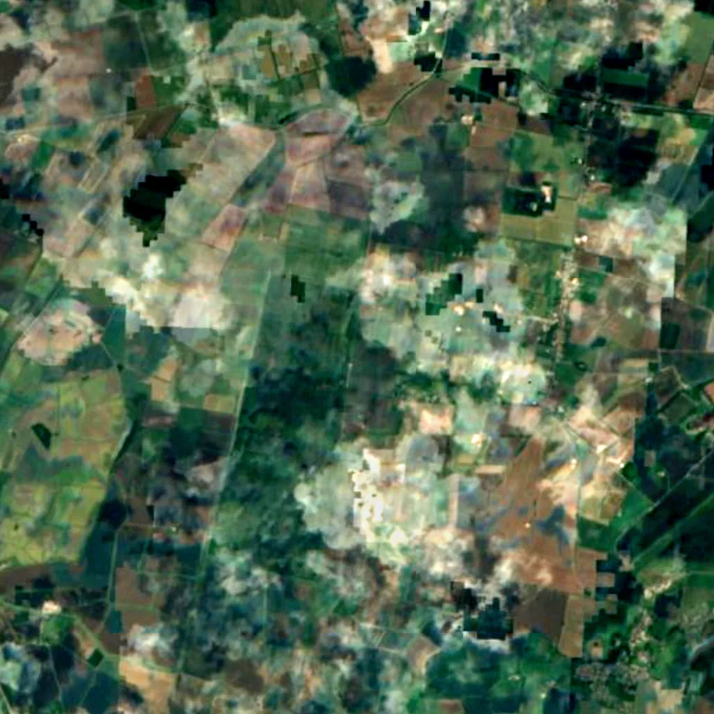 Woodwalton Fen seen from above (Sentinel-2)